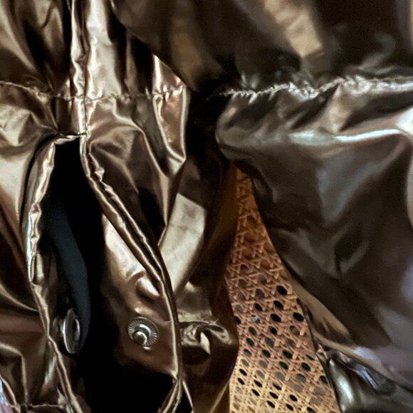 TCEC Faux Sherpa-lined Metallic Puffer Jacket - NWT - Picture 7 of 9